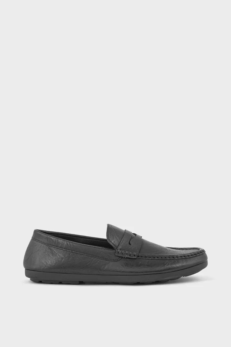 Men Casual Moccasin MC4006-Black