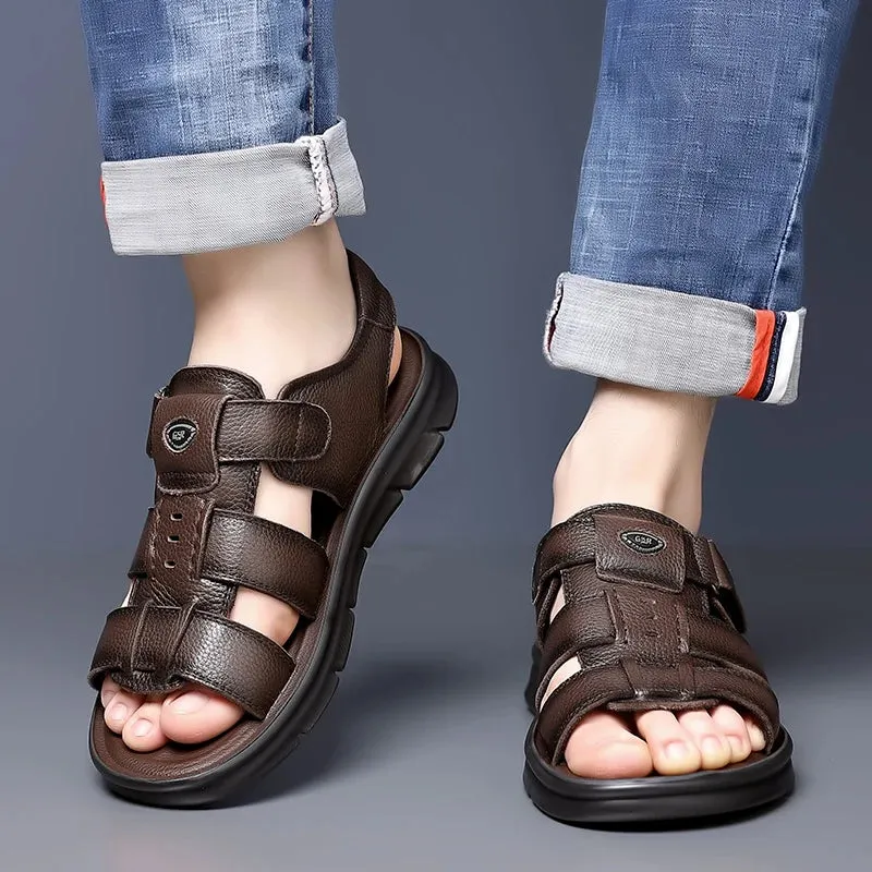 Men's Casual Shoes - Outdoor Sandals - British Style - TSS341