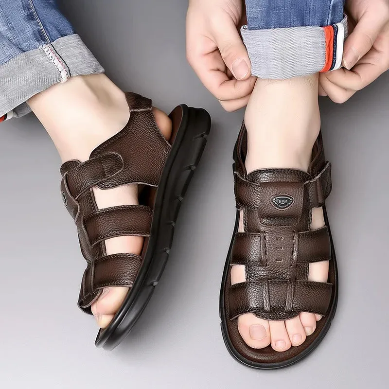 Men's Casual Shoes - Outdoor Sandals - British Style - TSS341