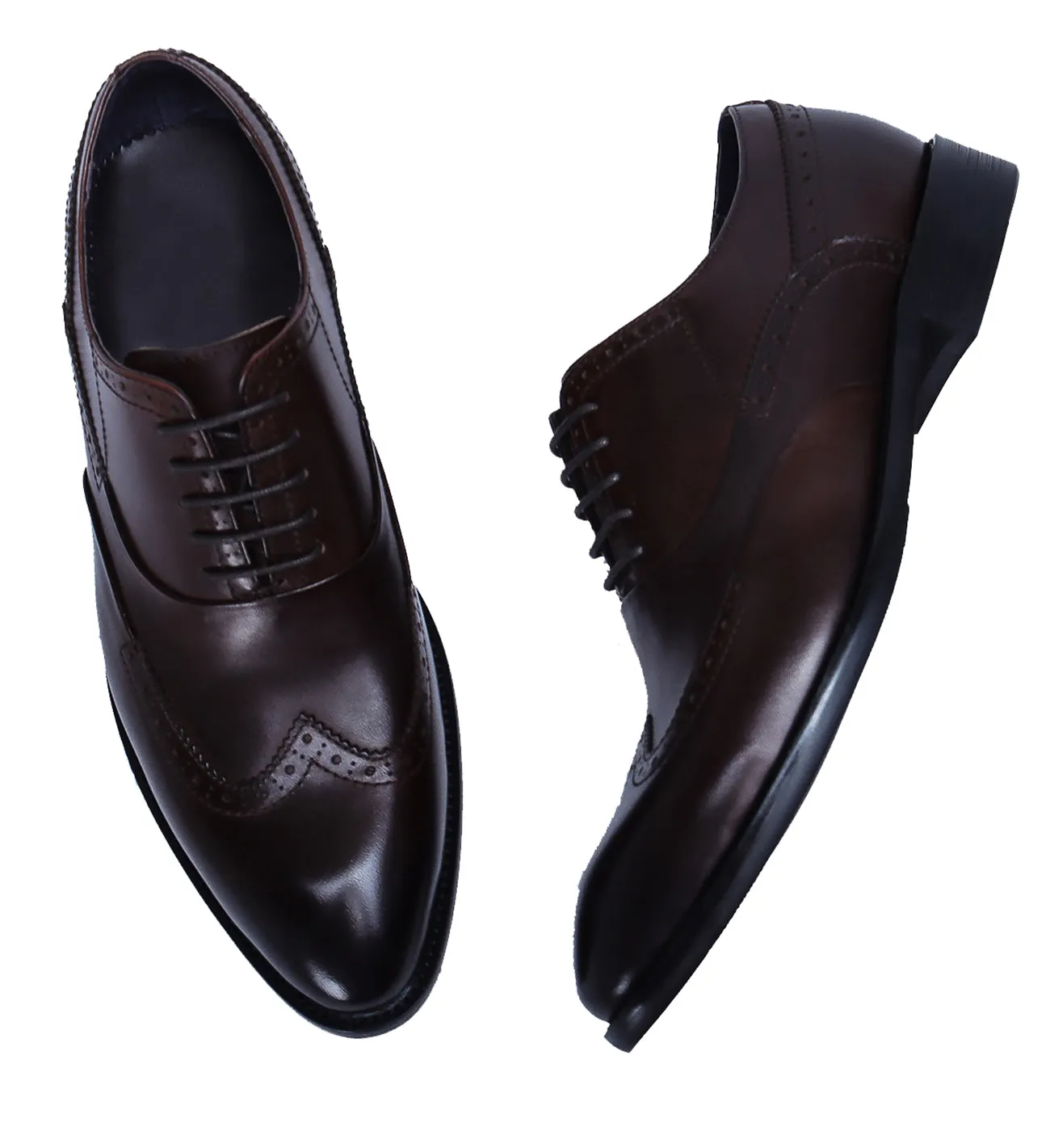 Men's Leather Oxfords Lace-up Brogues