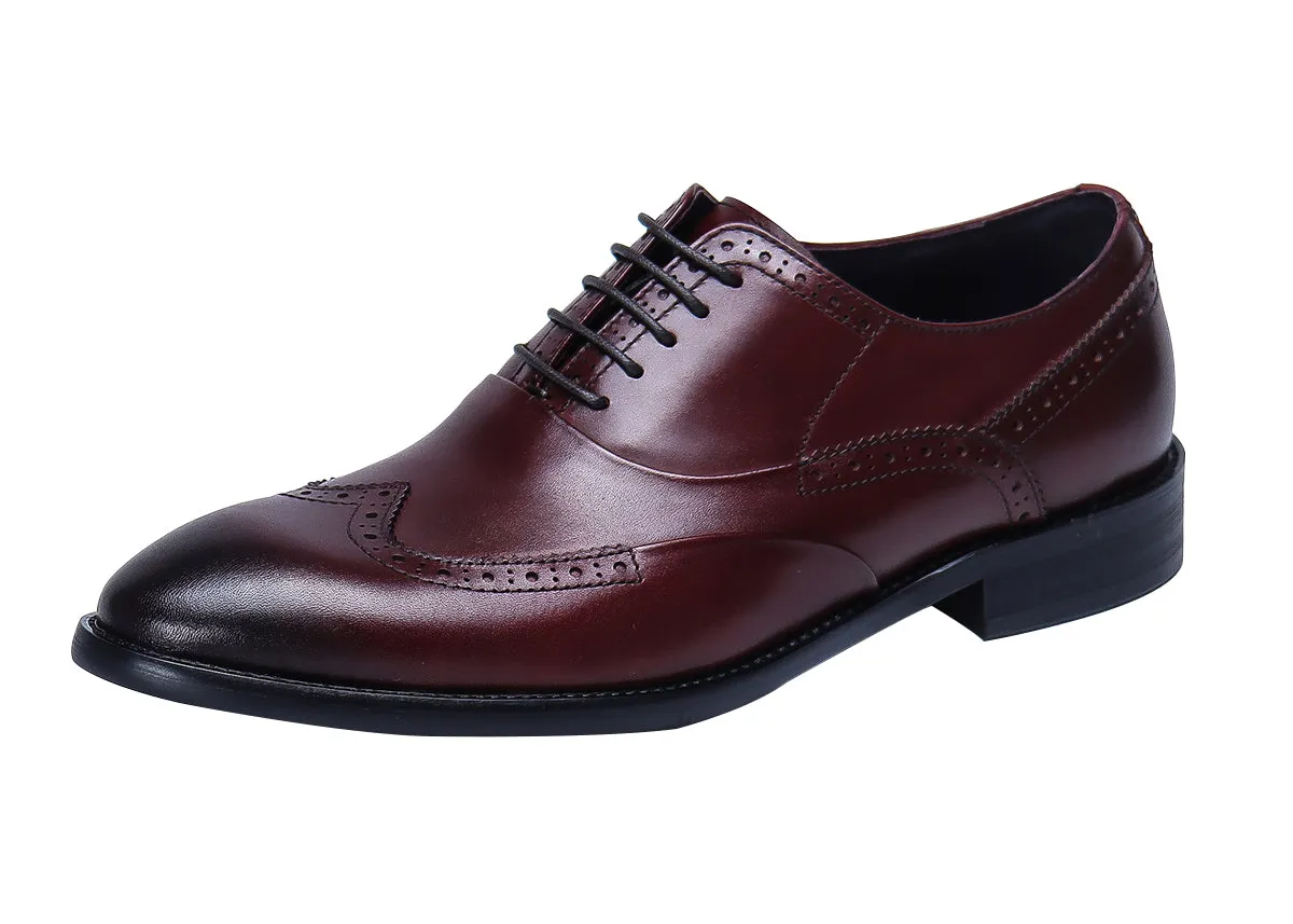 Men's Leather Oxfords Lace-up Brogues