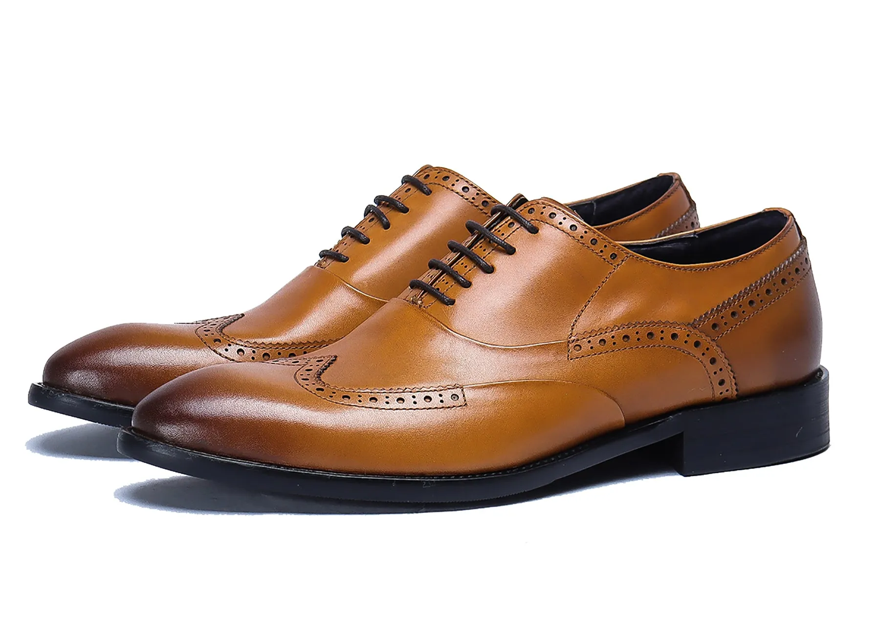 Men's Leather Oxfords Lace-up Brogues