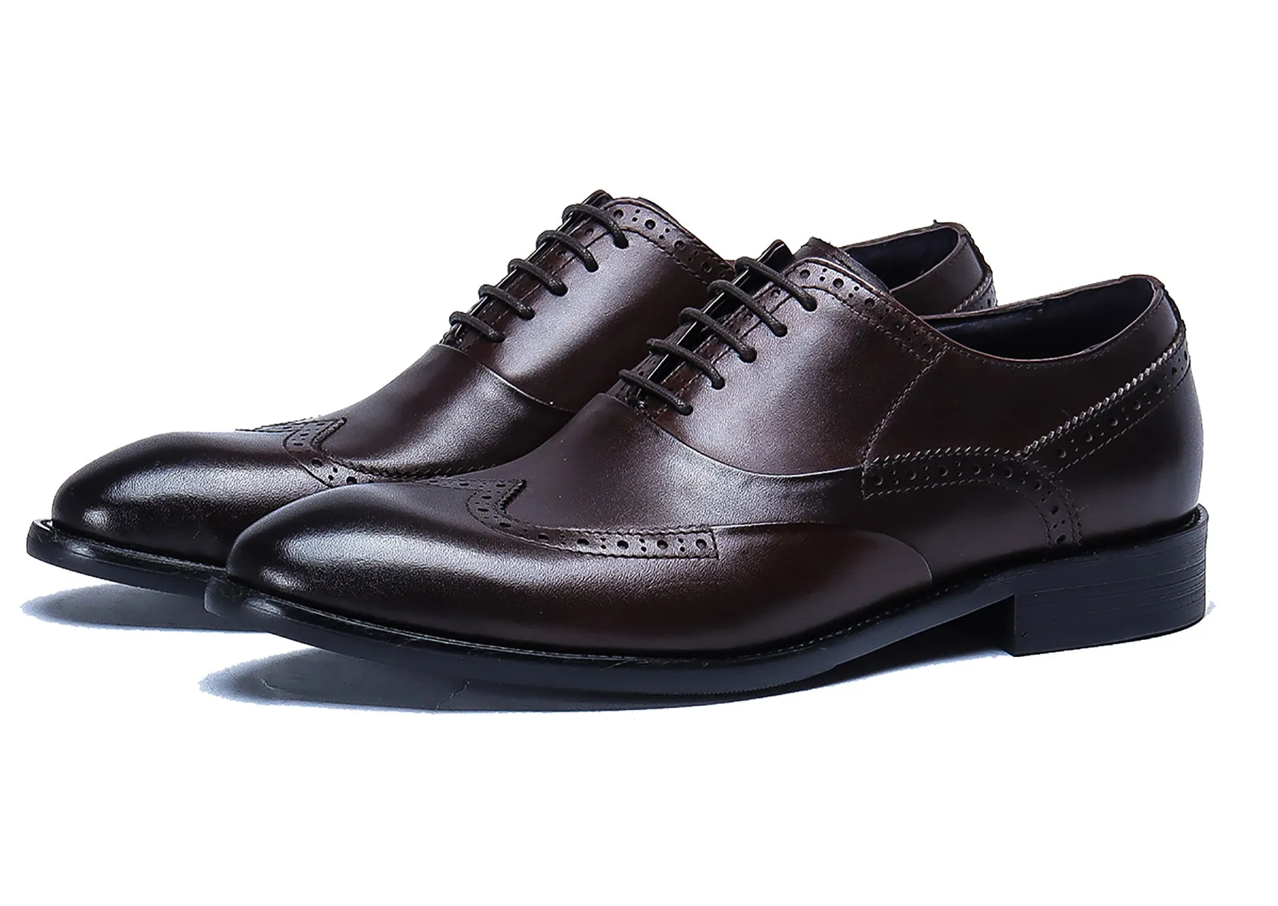 Men's Leather Oxfords Lace-up Brogues