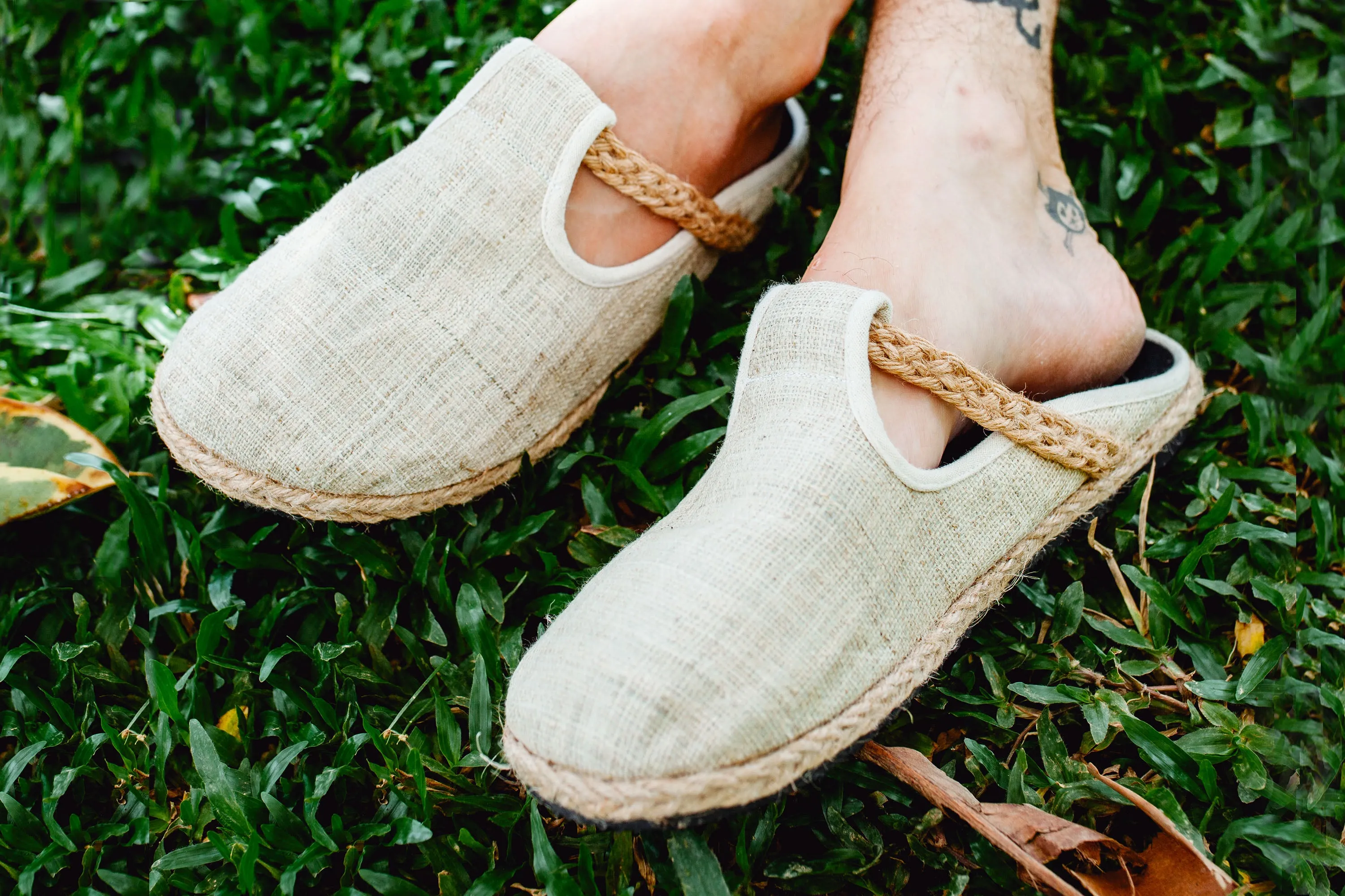 Natural Hemp Slipper Sandals