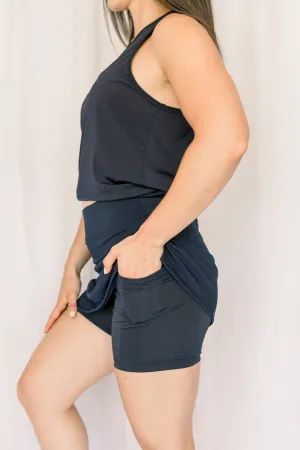 Navy Fitness Skort