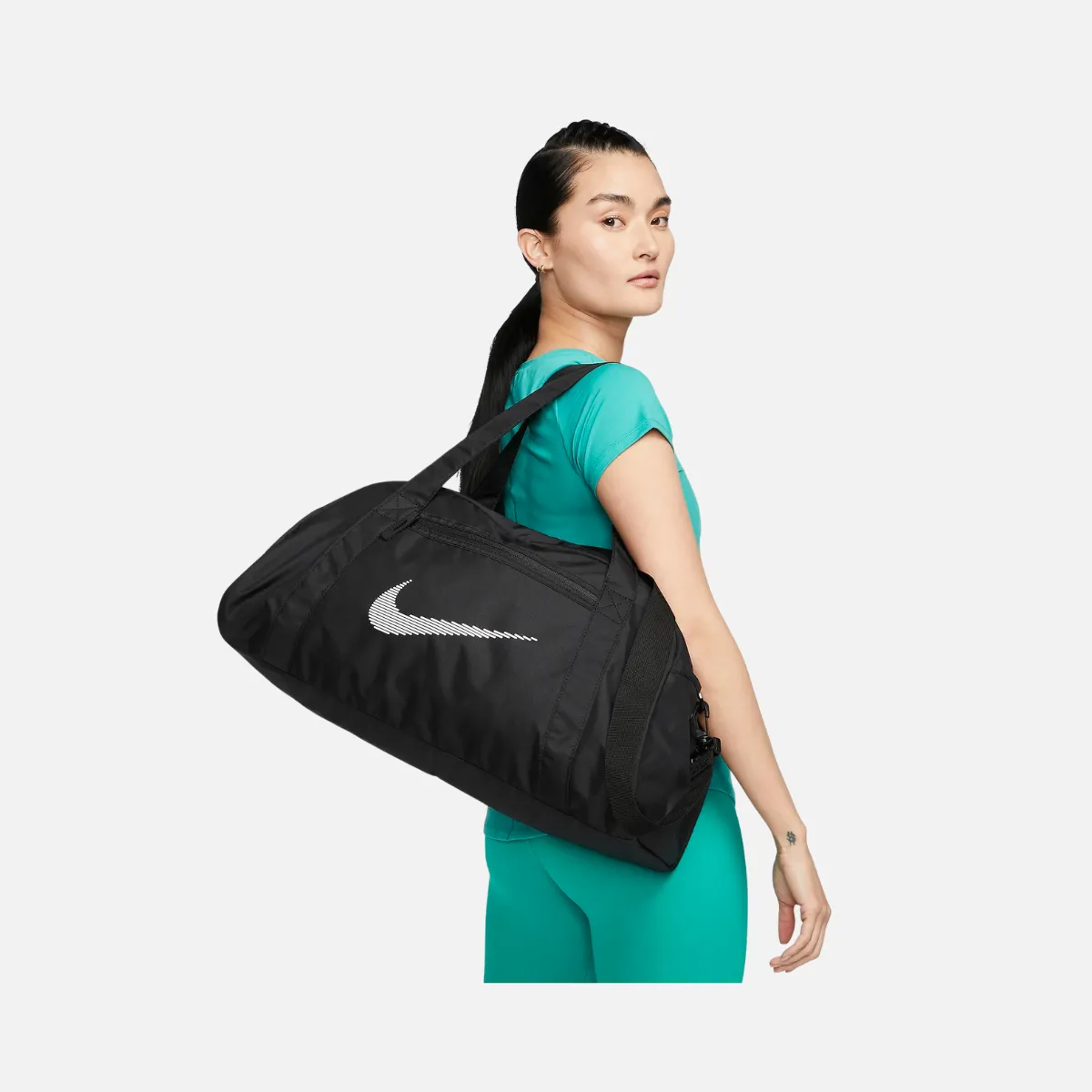 Nike Gym Club Duffel Bag (24L) -Black/Black/White