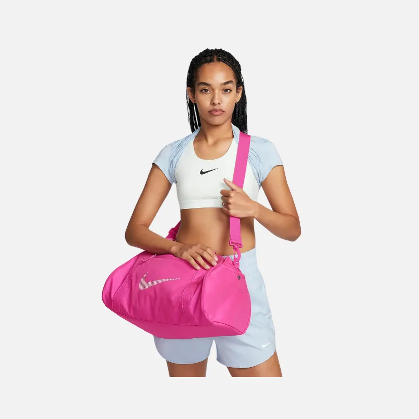 Nike Gym Club Duffel Bag (24L) -Laser Fuchsia/Laser Fuchsia/Medium Soft Pink