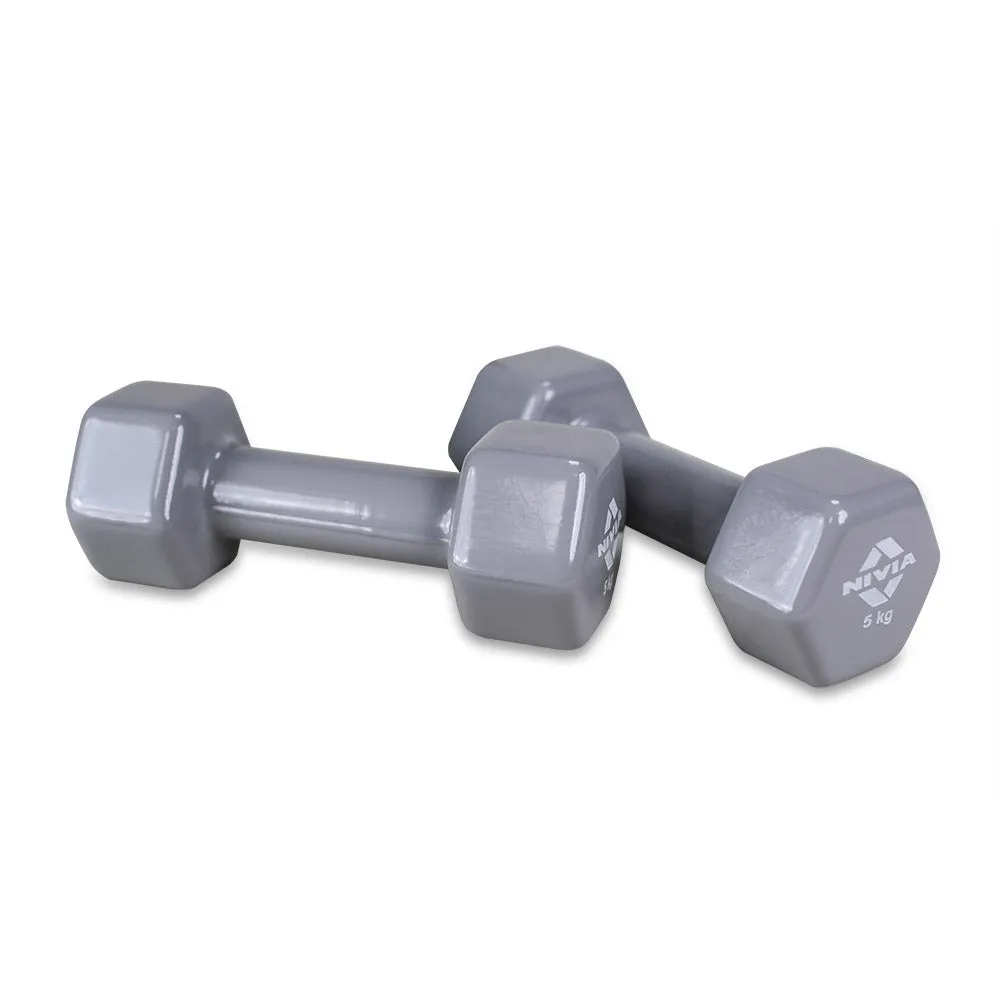 Nivia Vinyl Dumbbell Set