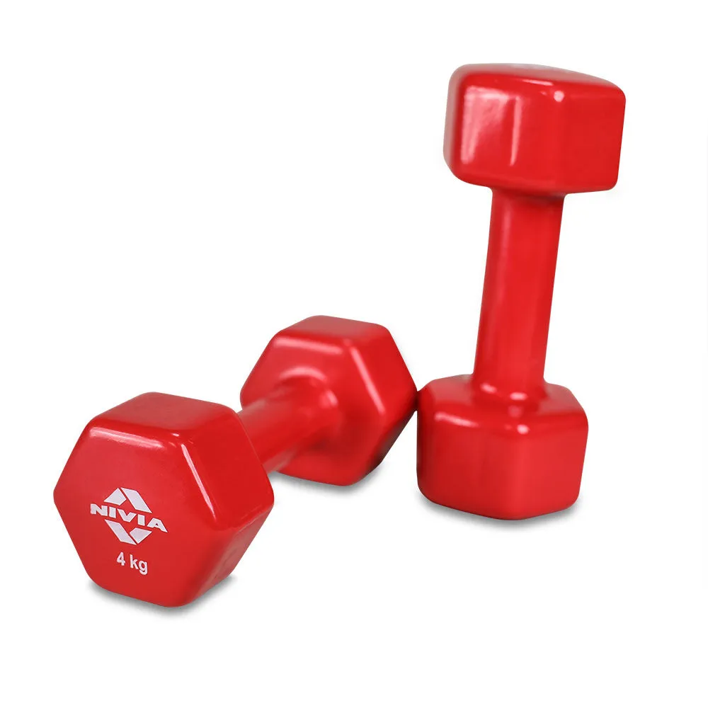 Nivia Vinyl Dumbbell Set