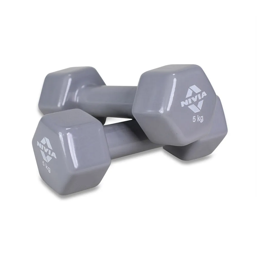 Nivia Vinyl Dumbbell Set