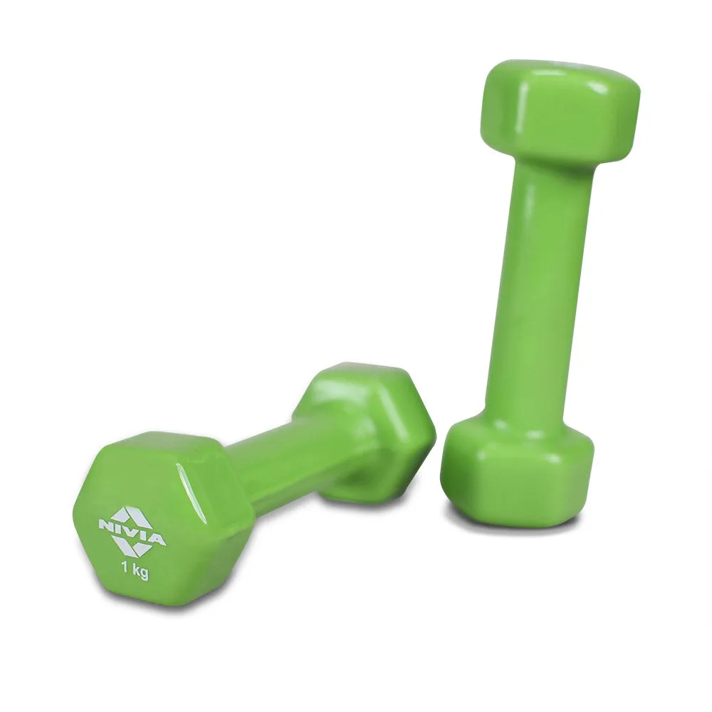 Nivia Vinyl Dumbbell Set