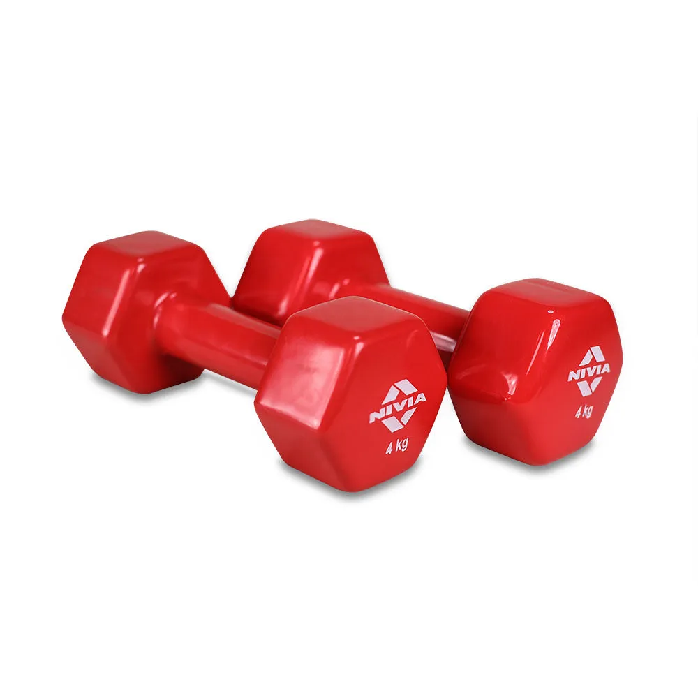 Nivia Vinyl Dumbbell Set