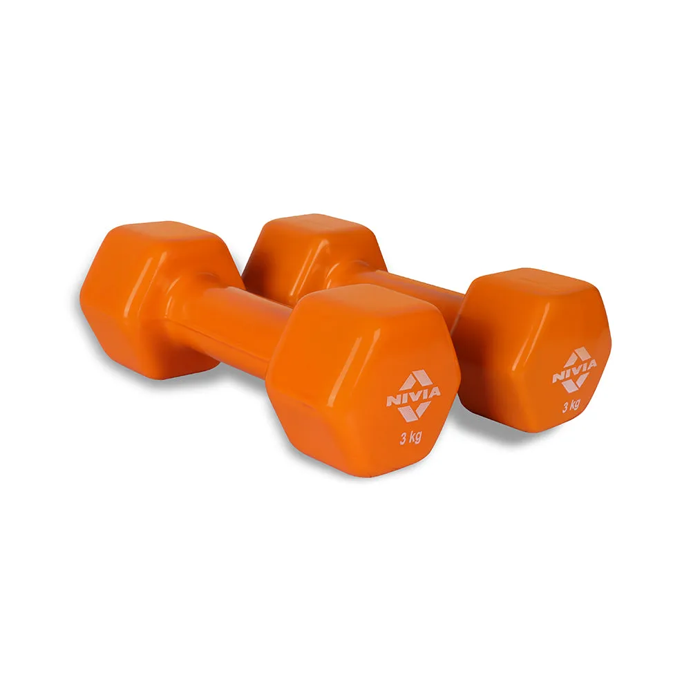 Nivia Vinyl Dumbbell Set