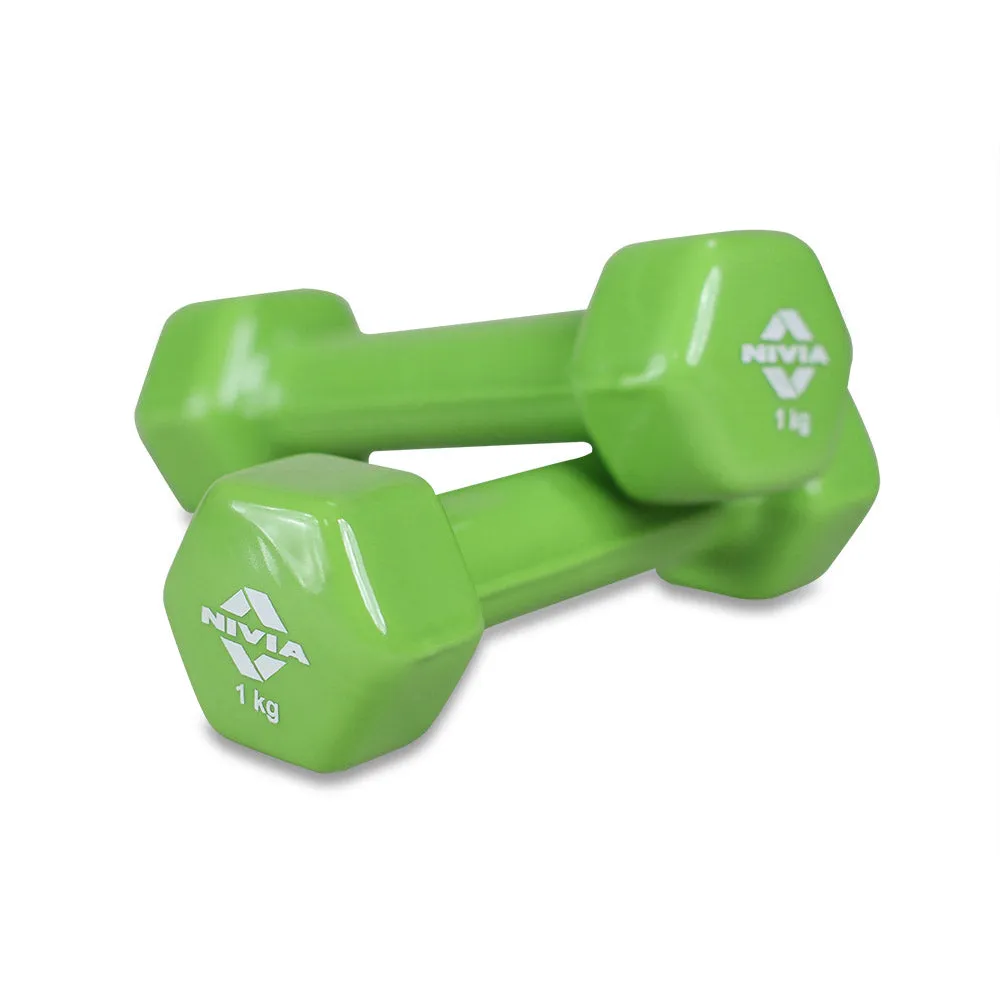 Nivia Vinyl Dumbbell Set