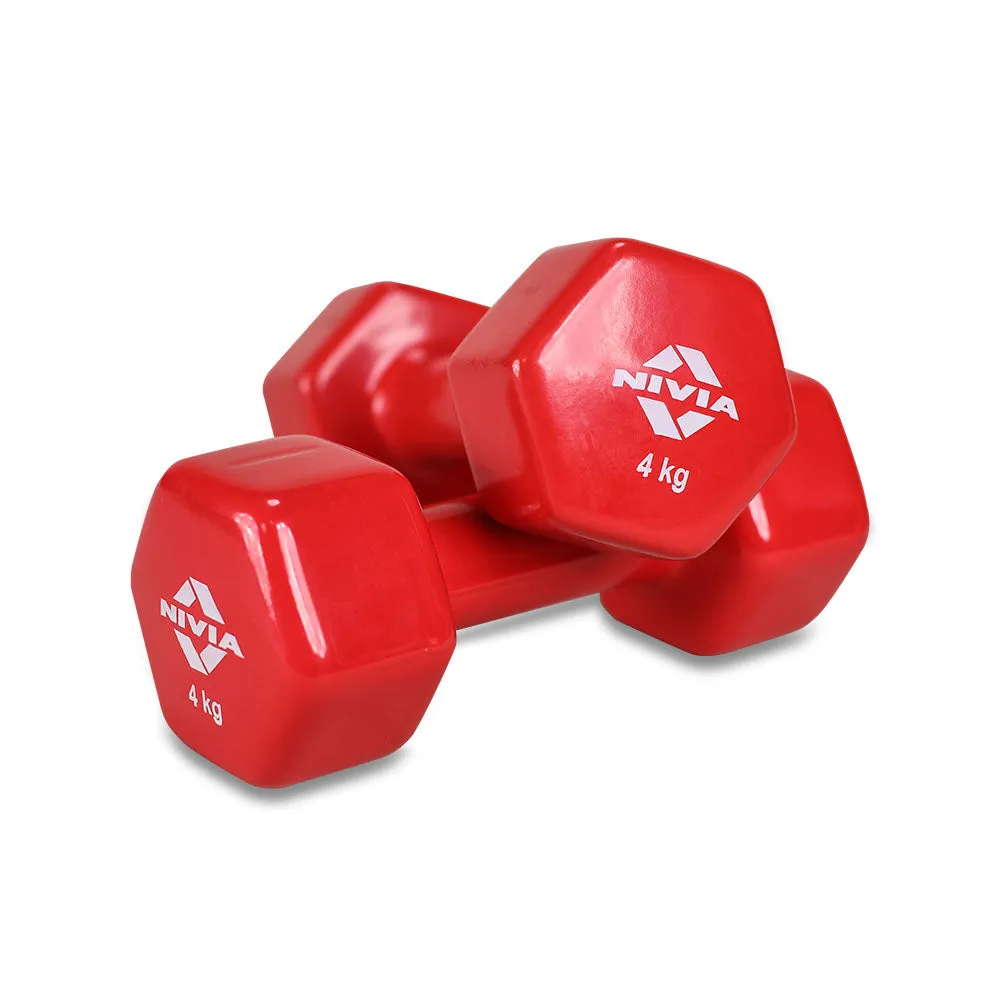 Nivia Vinyl Dumbbell Set