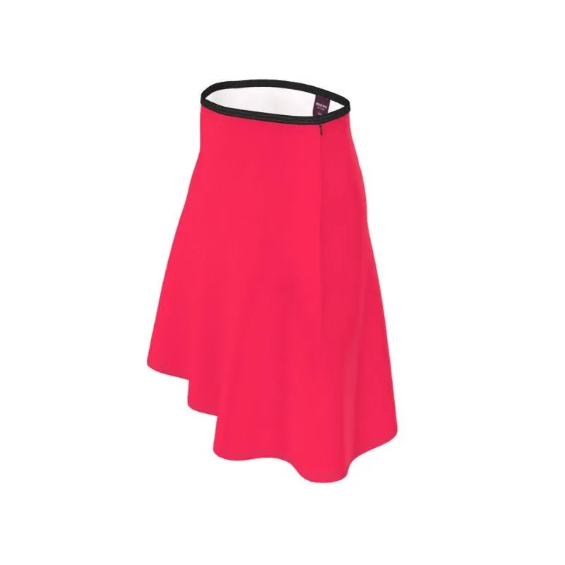 Pena Radical Red Knee Length Skater Skirt