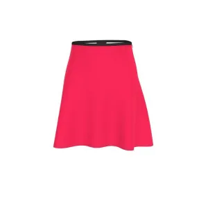 Pena Radical Red Knee Length Skater Skirt