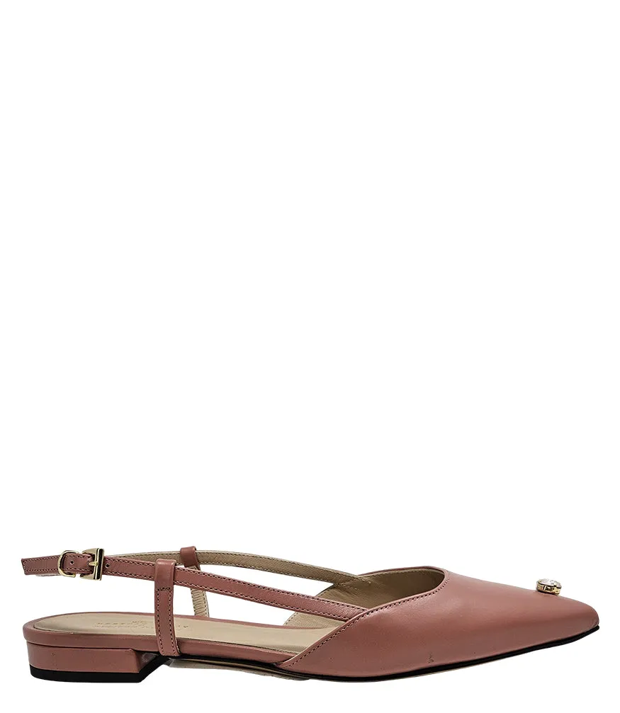 Pink Julia Sling Back Flat