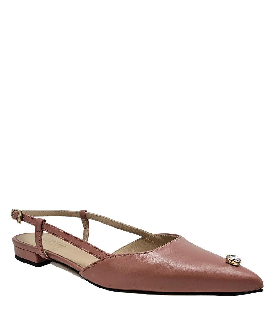 Pink Julia Sling Back Flat