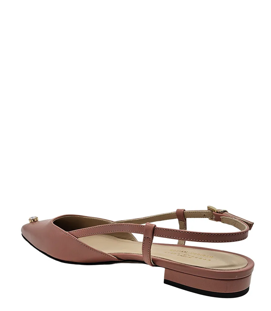 Pink Julia Sling Back Flat