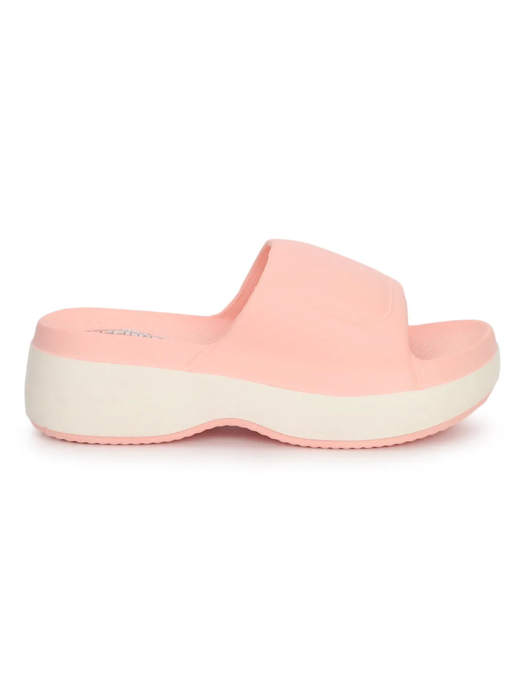 Pink White PU Slip-On Flats (TC-RS3690-PNKWHT)