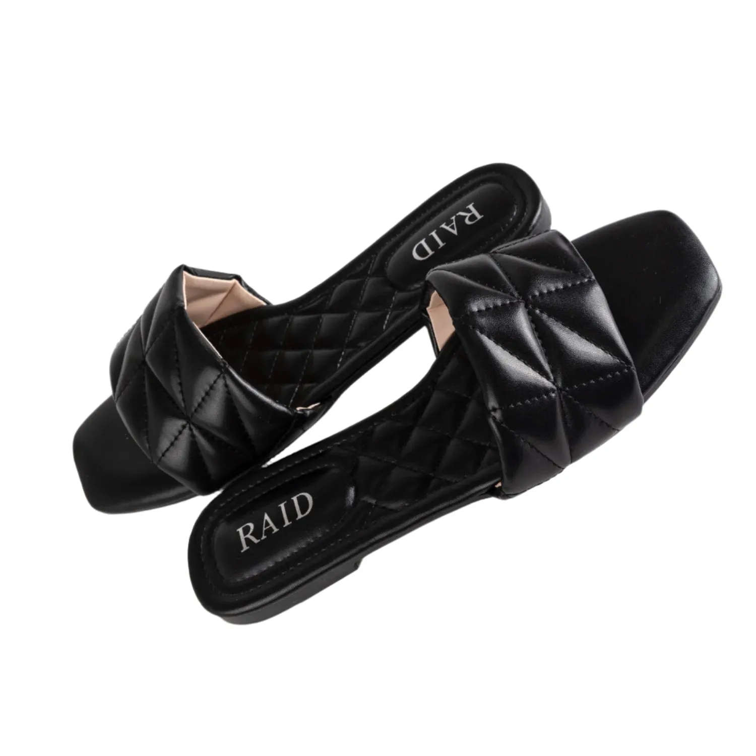 RAID Aerilyn Flat Mule in Black