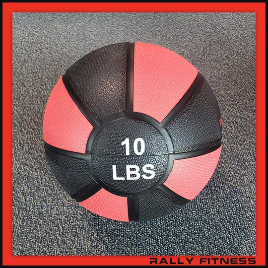 Rally Fitness® 10lb Rubber Medicine Ball ACFT