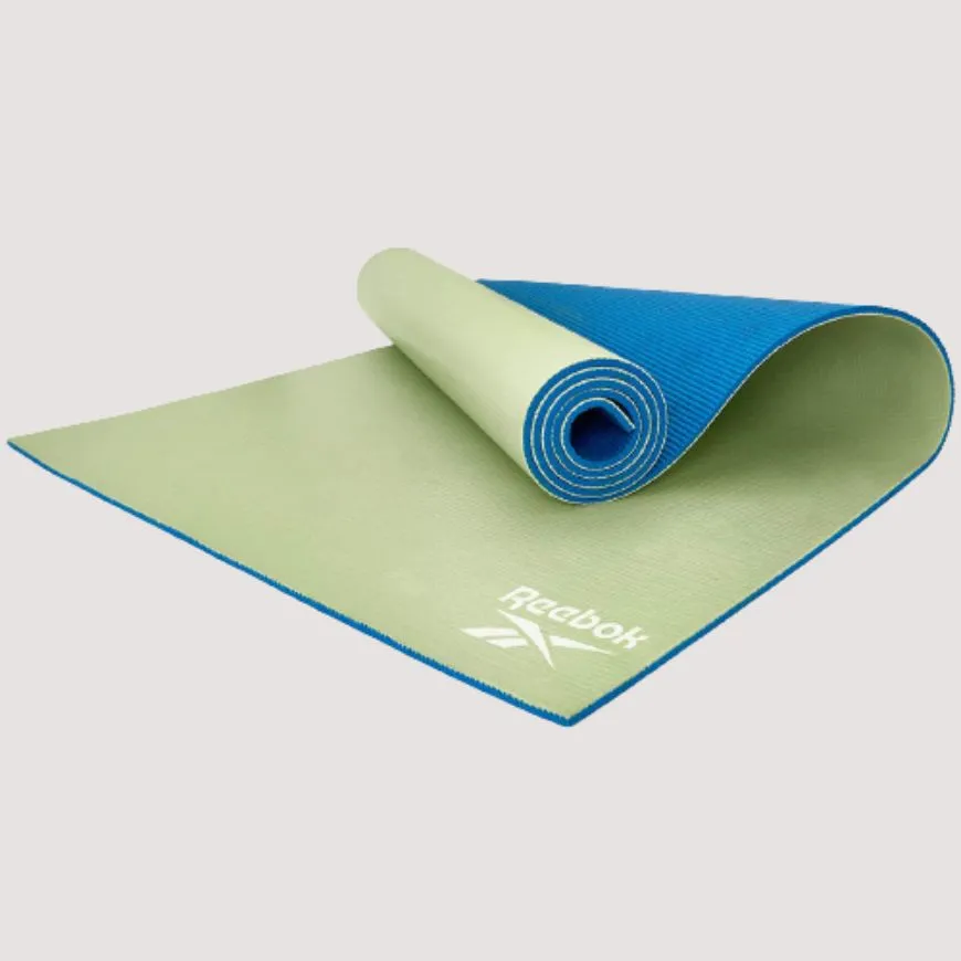 Reebok Accessories Double-Sided 6Mm Fitness Mats Blue/Green