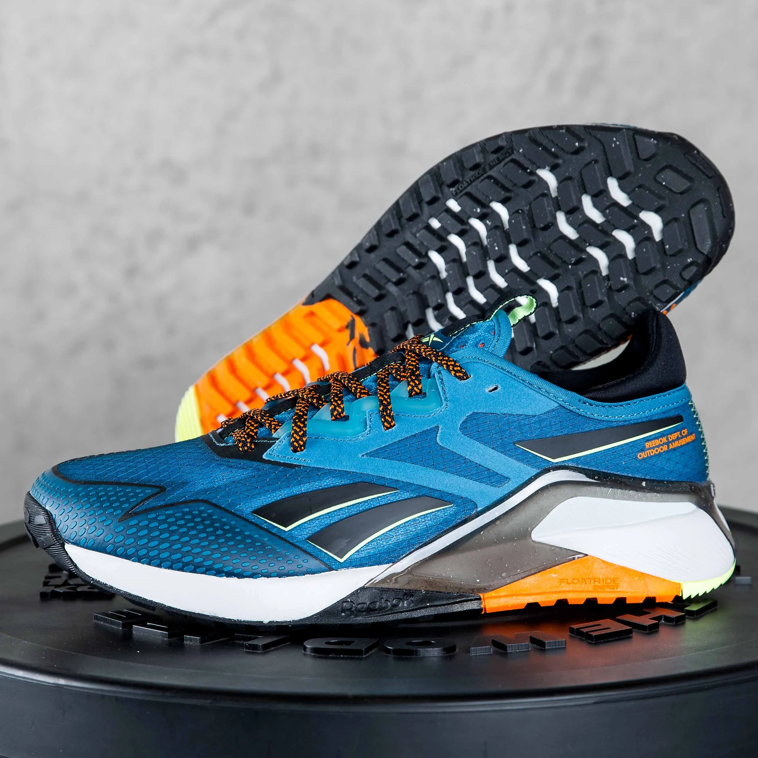 Reebok - Nano TR Adventure - Men's - STEELY BLUE/CORE BLACK/SMASH ORANGE