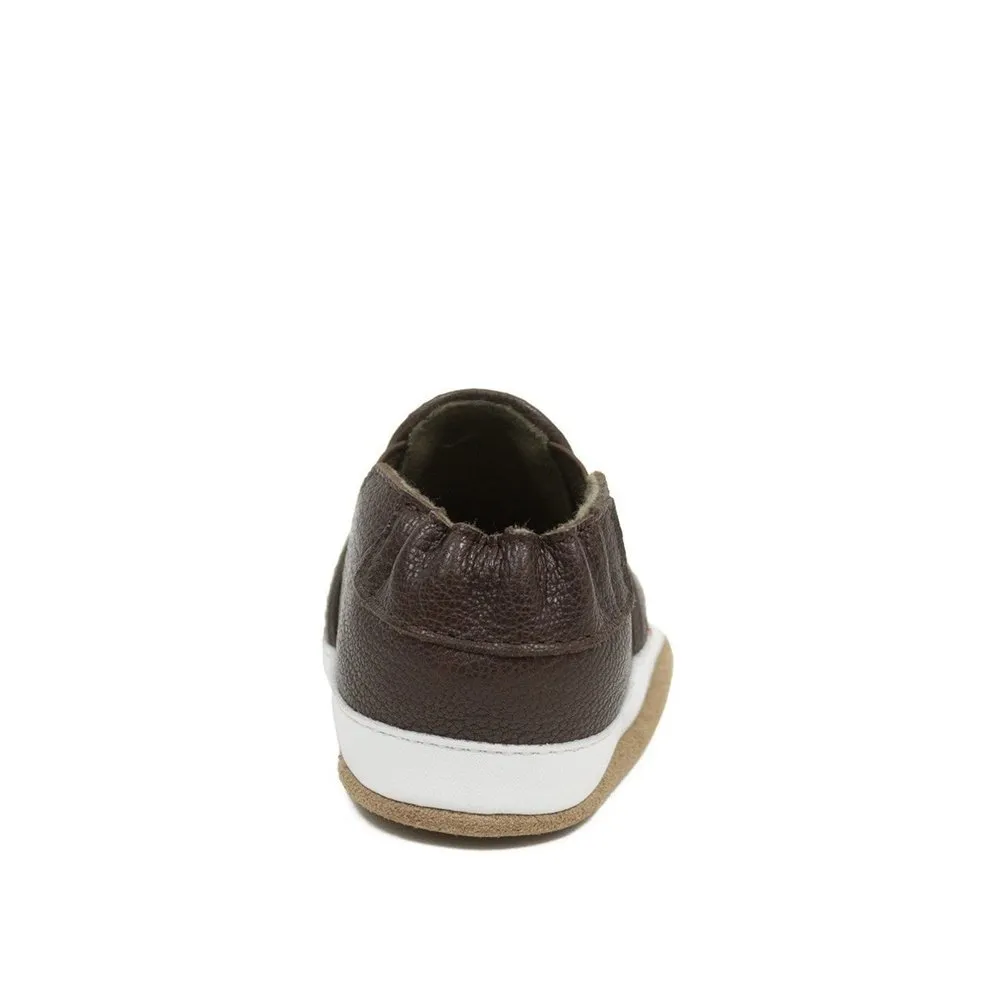 Robeez Liam Basic Soft Soles Chocolate Brown