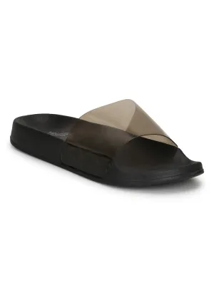 Smoke Perspex Slip-on Flats