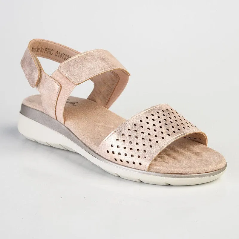 Soft Style by Hush Puppies Gina Strap Sandals - Rose Gold