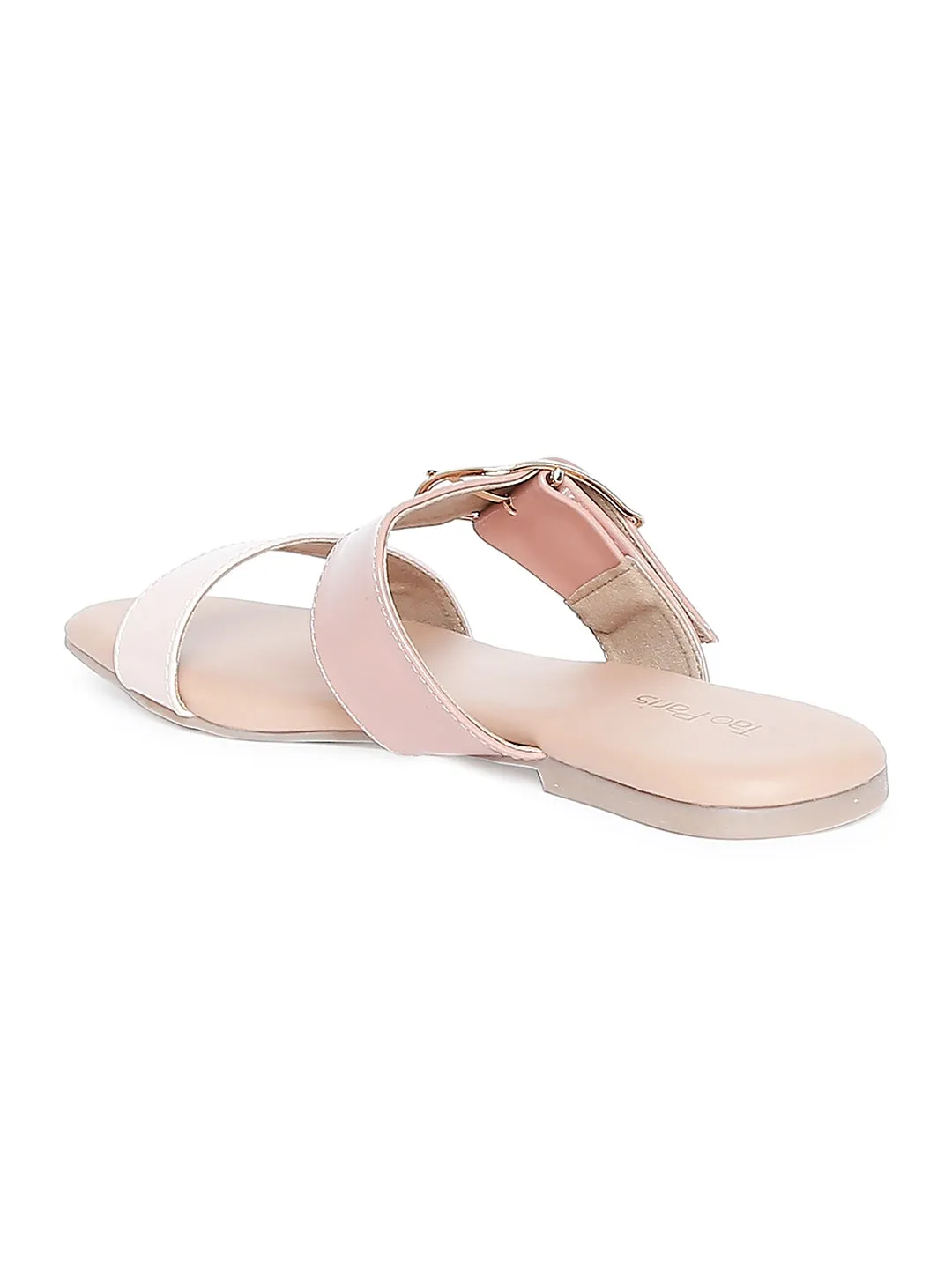 Tao Paris Ivy 10015-01 Pink Solid Flats