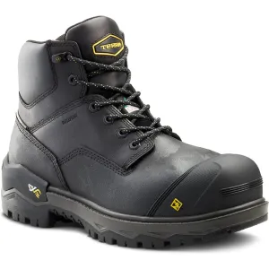 Terra Men's Gantry 6"  Nano Comp Toe WP  Work Boot -Black- 4T8VBK