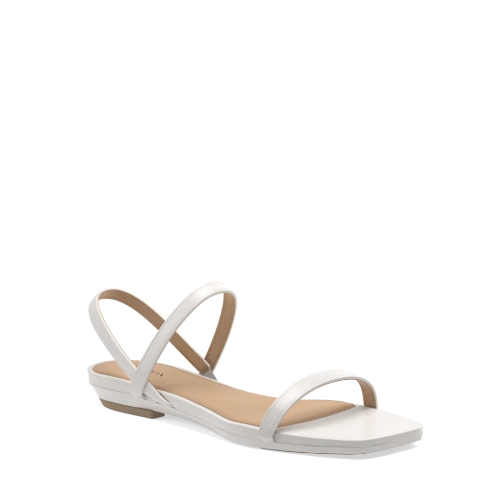 The Slingback Miranda - White-FINAL SALE