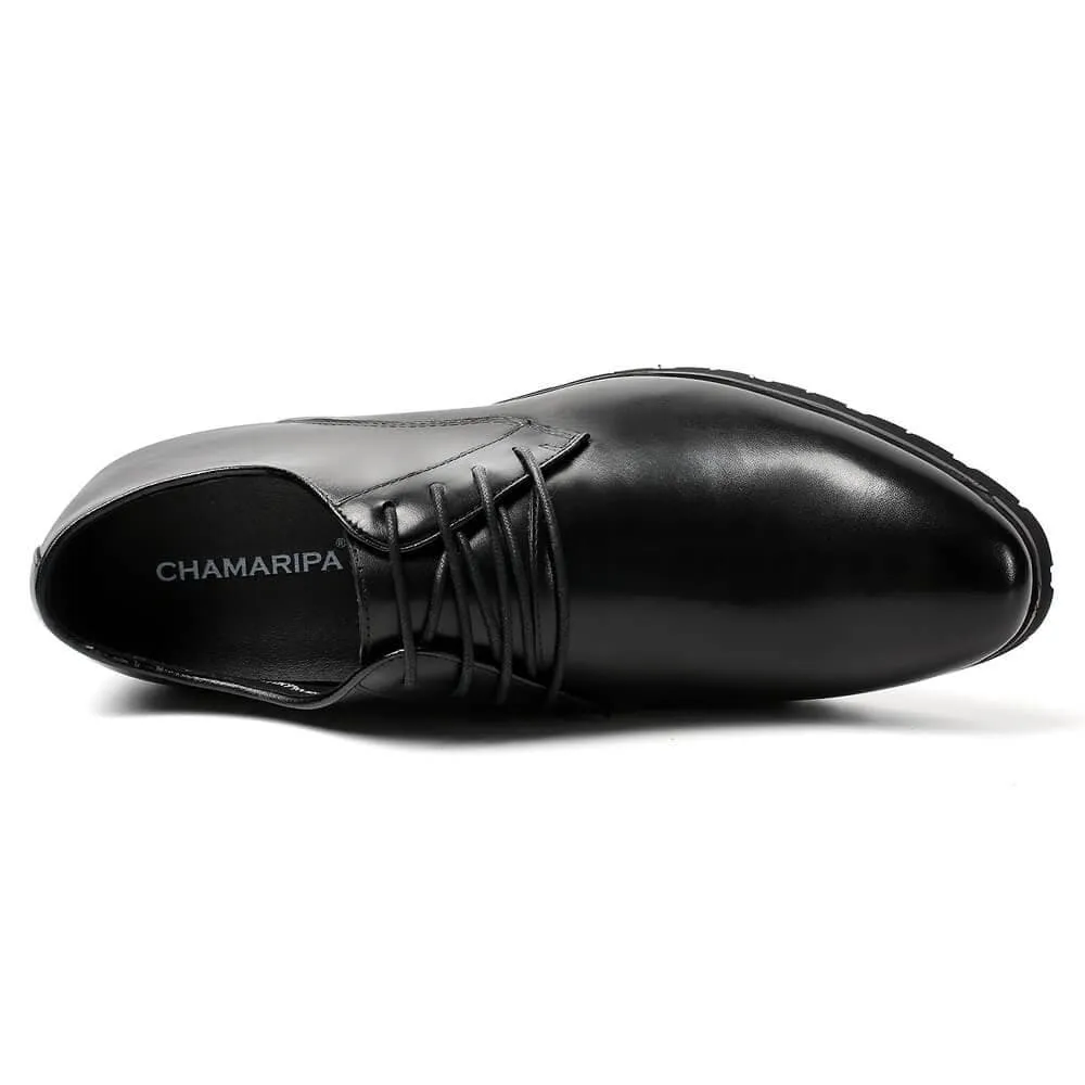 This item only ships to the United States - 10 CM / 3.94 Inches CMR CHAMARIPA Hidden Heel Shoes for Men Height Increase for Men