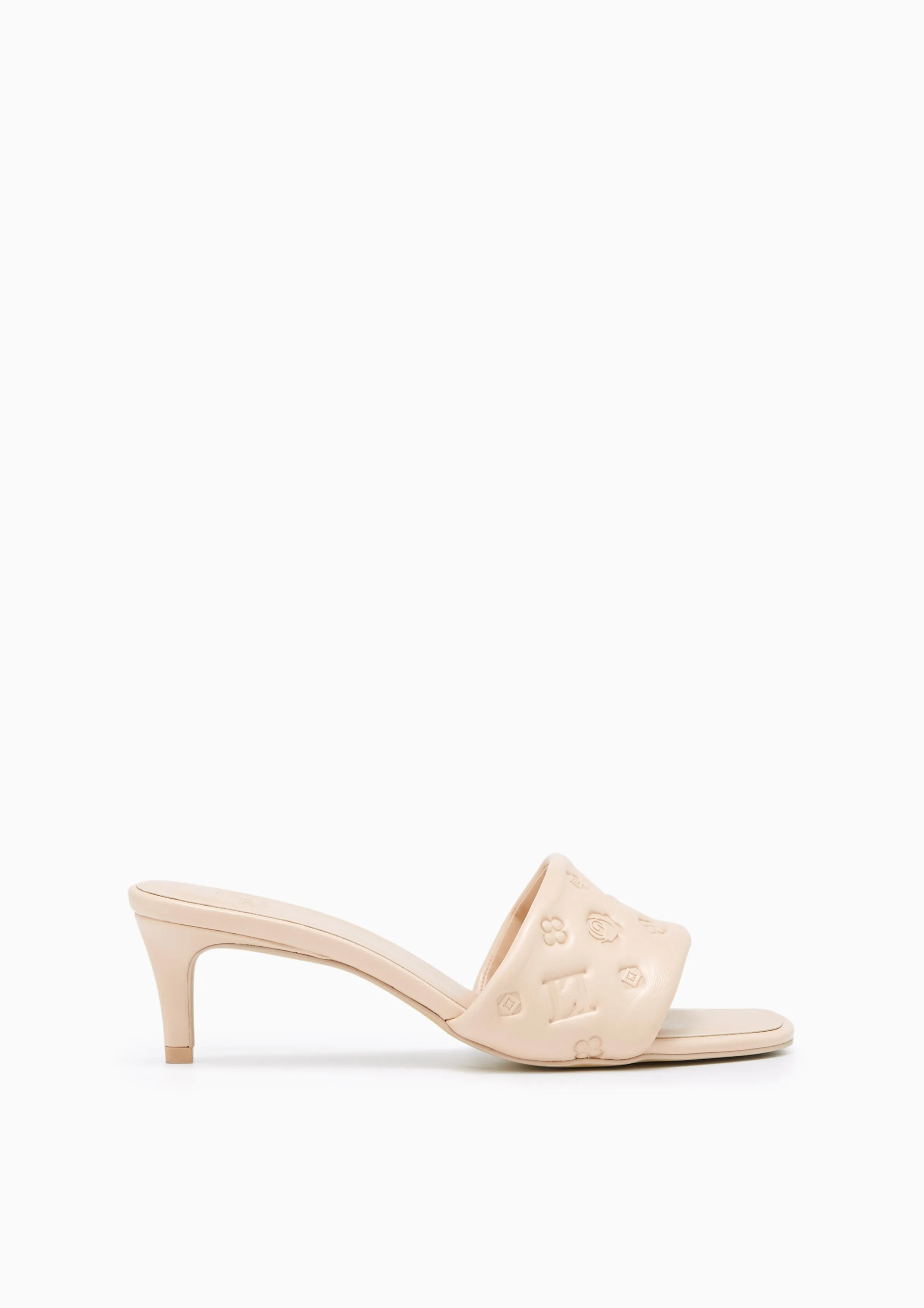 Tinny Mid Heels - Beige