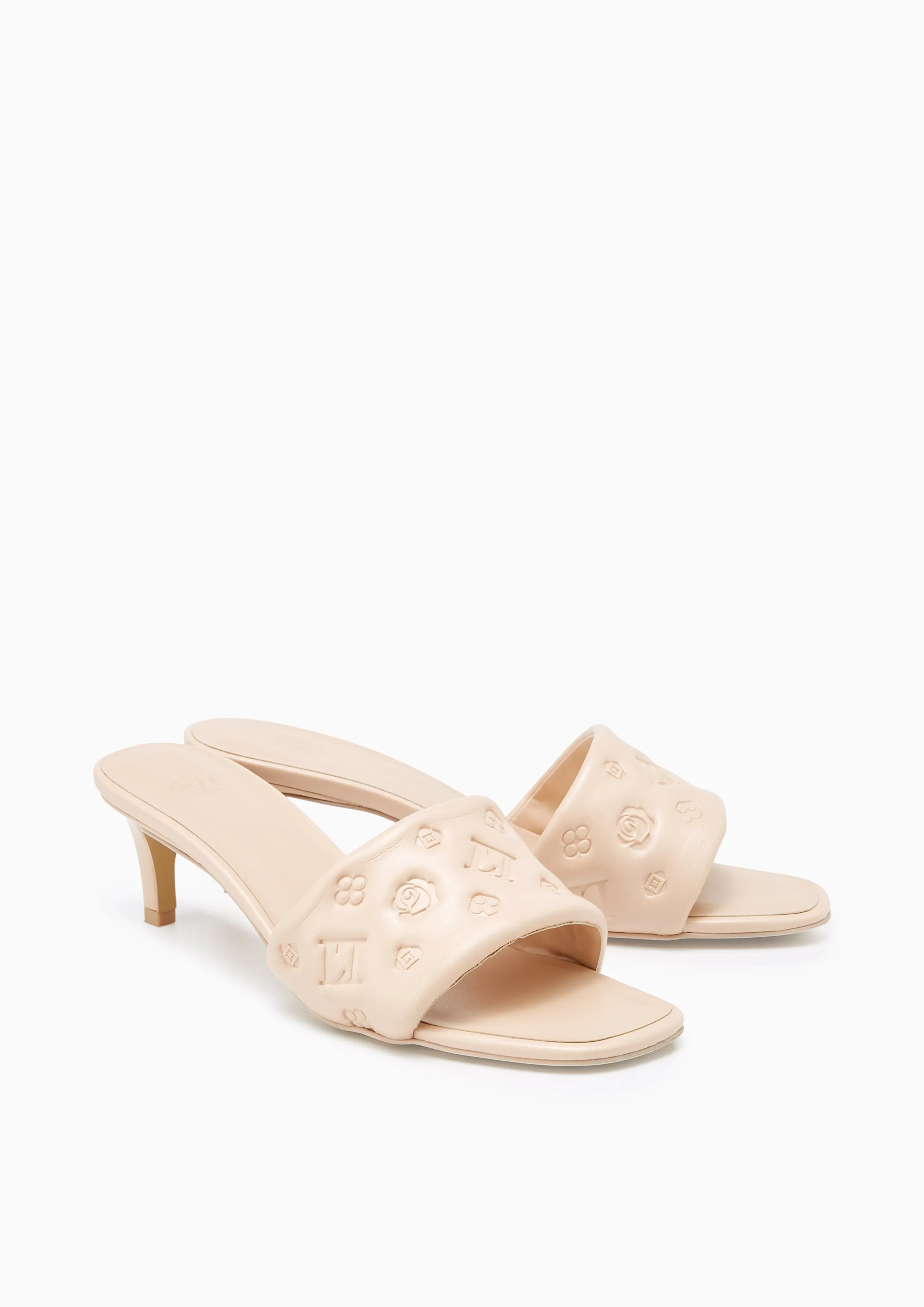 Tinny Mid Heels - Beige