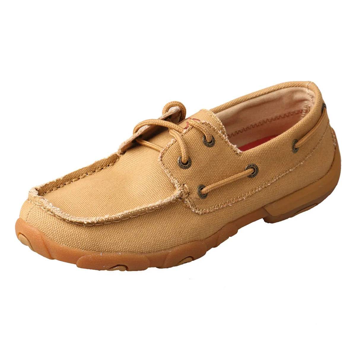 Twisted X Women's Boat Shoe Driving Moccasins