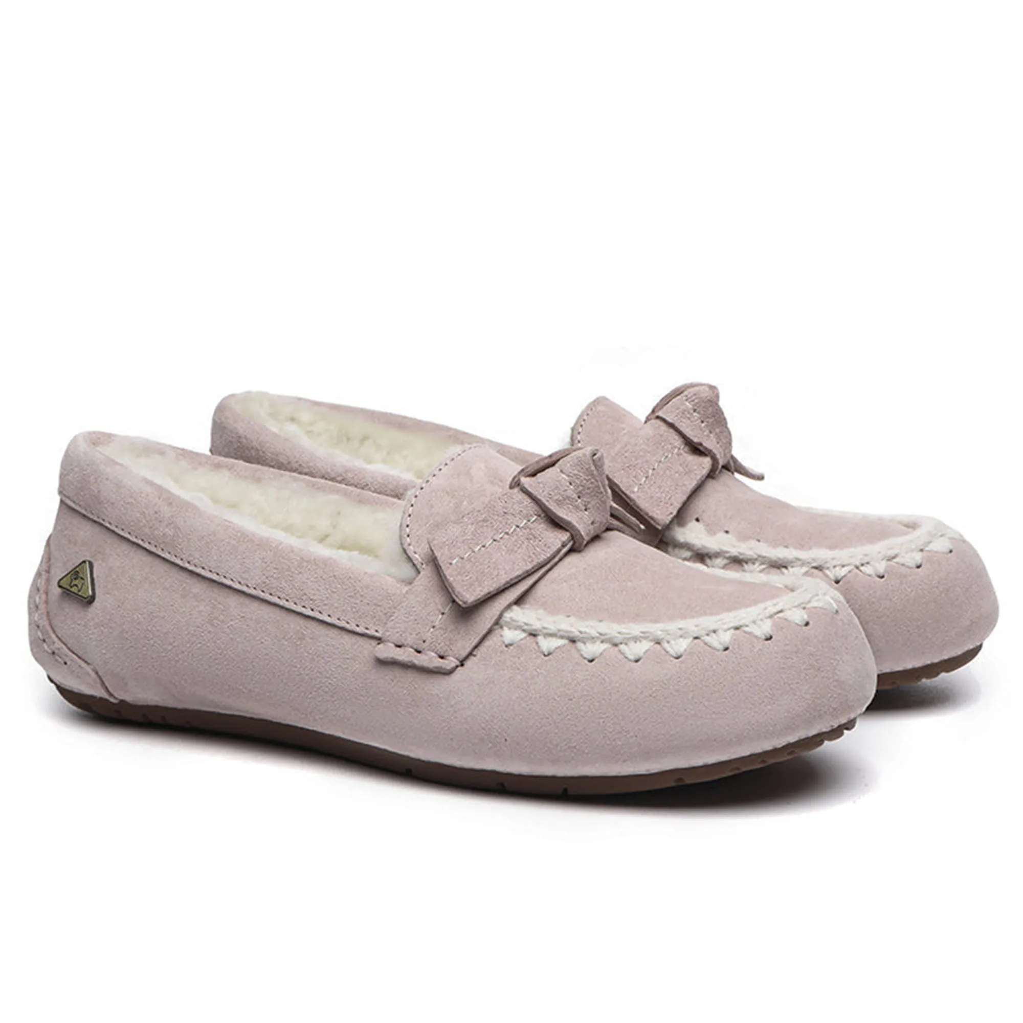 UGG Woven Bow Moccasin