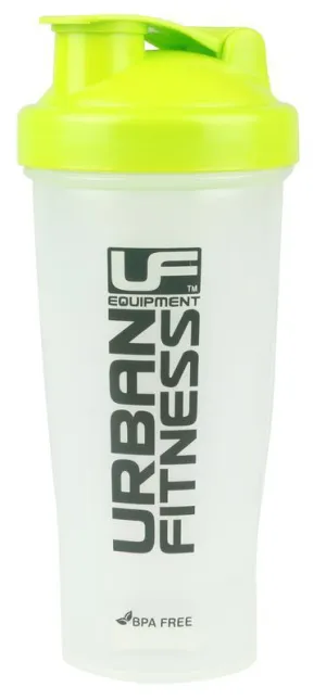 Urban Fitness Protein Shaker 700ml - Clear/Green