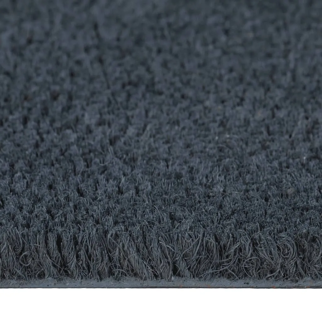 vidaXL Door Mat Dark Grey 100x200 cm Tufted Coir