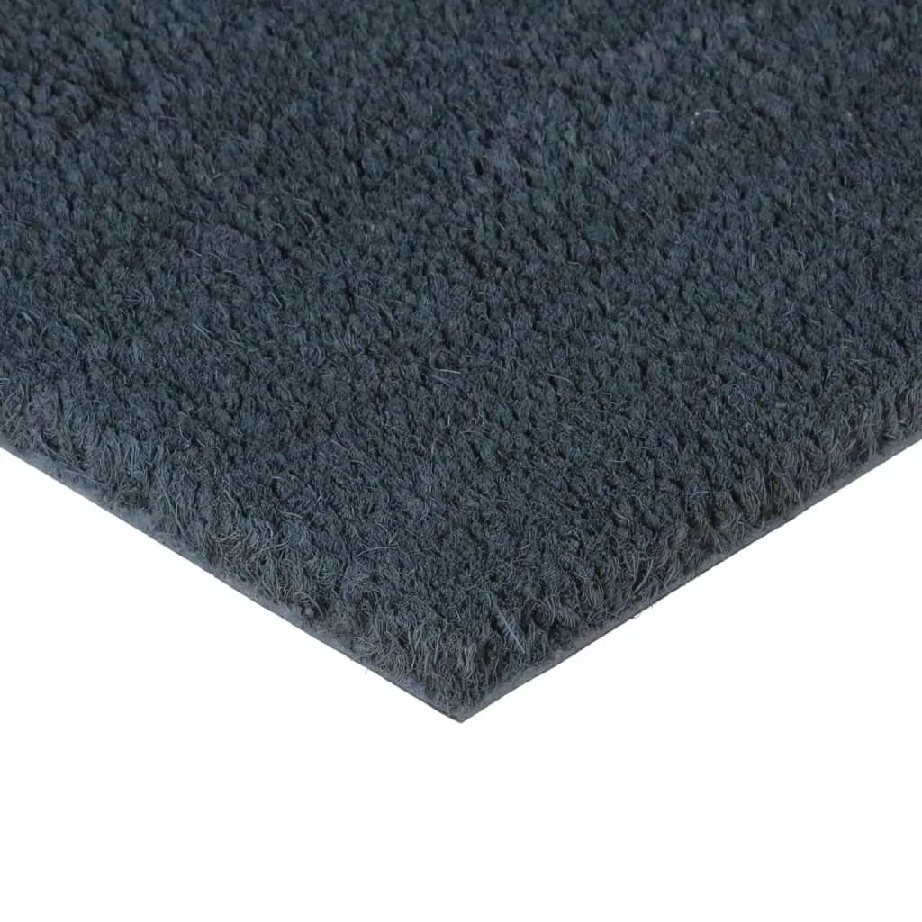 vidaXL Door Mat Dark Grey 100x200 cm Tufted Coir