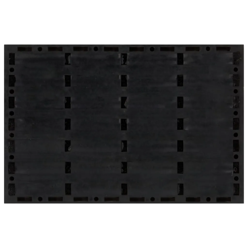 vidaXL Door Mat Rectangular 40x60 cm Rubber and Coir