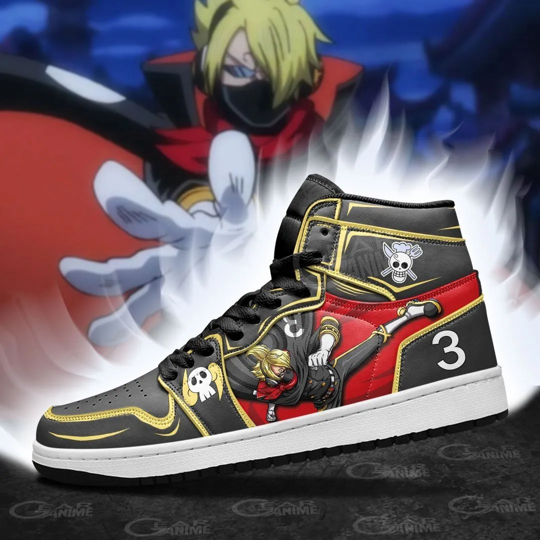 Vinsmoke Sanji Raid Suit Sneakers Custom Anime OP Shoes