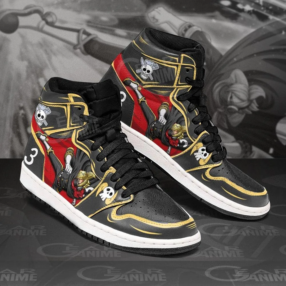 Vinsmoke Sanji Raid Suit Sneakers Custom Anime OP Shoes