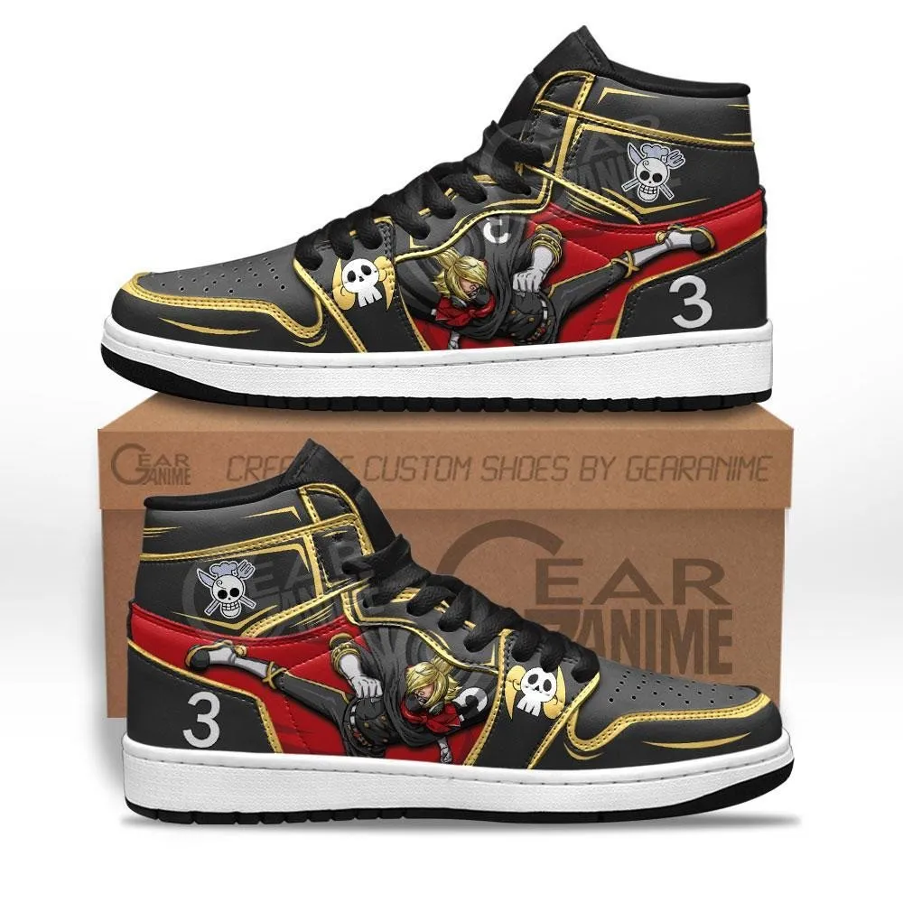 Vinsmoke Sanji Raid Suit Sneakers Custom Anime OP Shoes