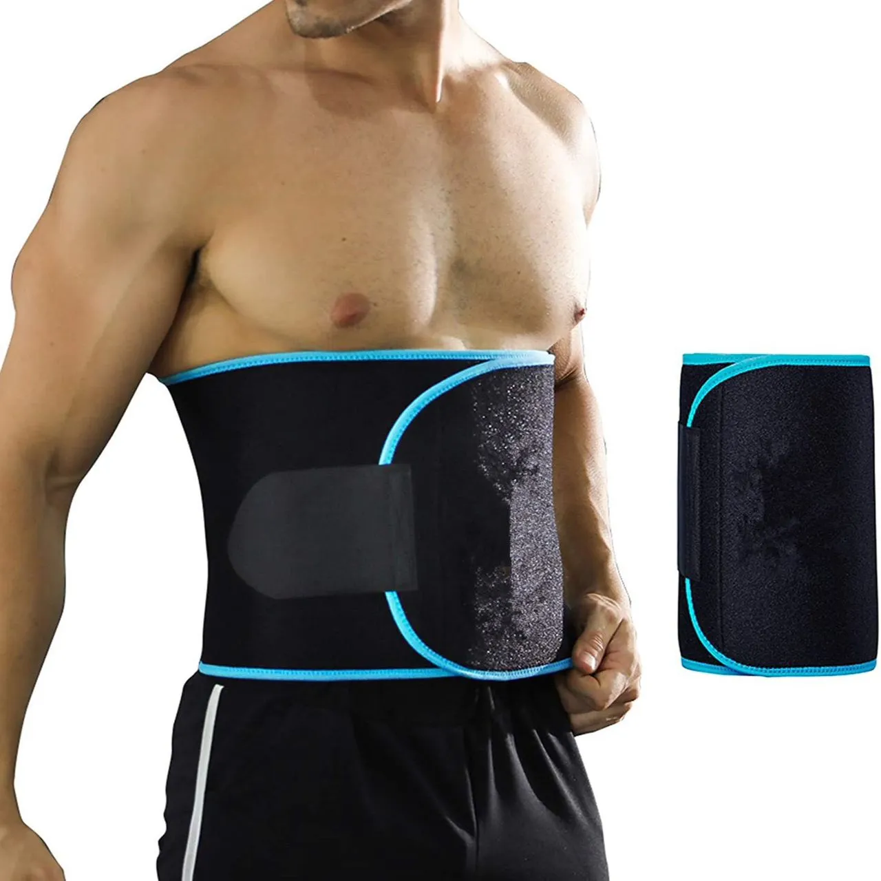 Waist Trimmer for Women and Men - Sweat Band Waist Trainer for High-Intensity Training & Workouts, 3 Sizes