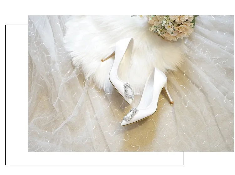 Wedding Shoes for Bride High Heel Bridal Shoes