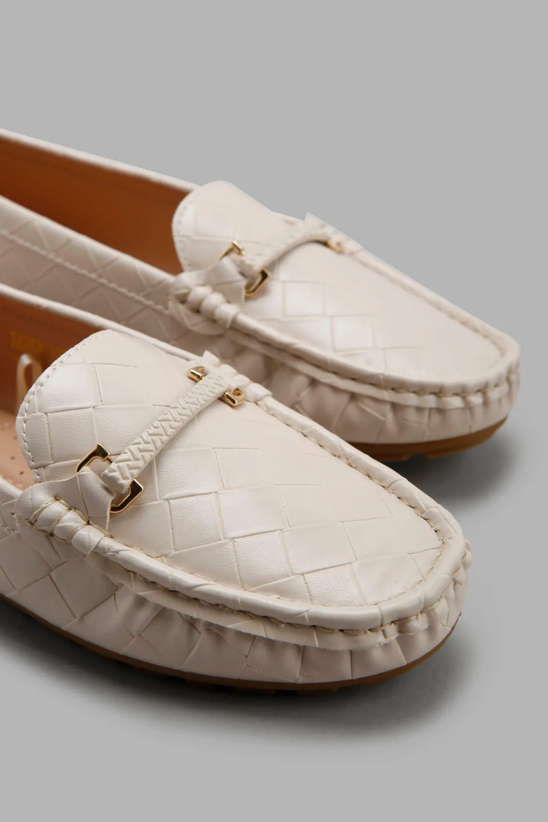 Women Beige Moccasin